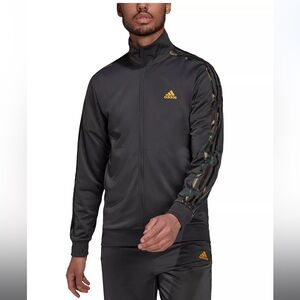 Adidas Men's Primegreen Essentials Warm-Up 3-Stripes Camo Track Jacket & Pants